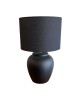 Belle Ceramic Lamp - Black