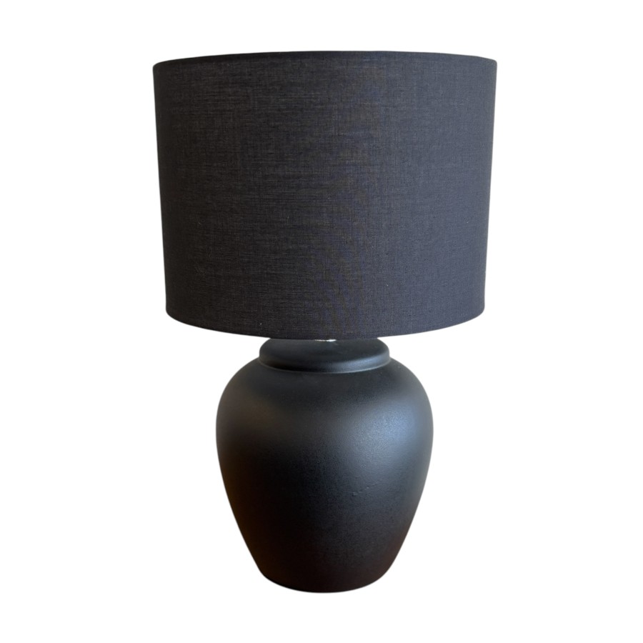 Belle Ceramic Lamp - Black