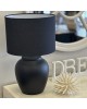 Belle Ceramic Lamp - Black