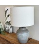 Rustic Stone Table Lamp