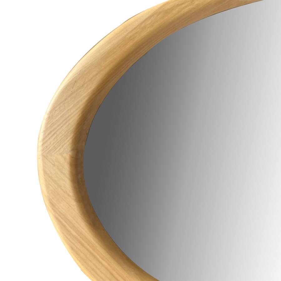 Vista Mirror - Natural Wood