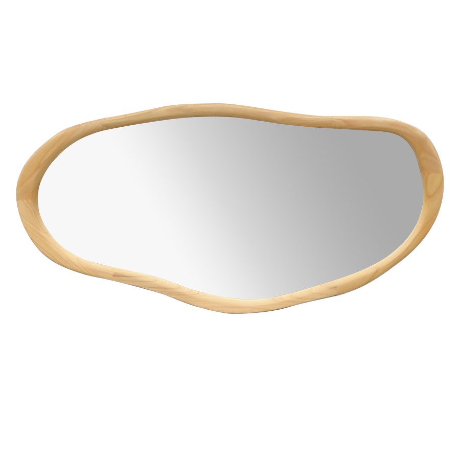 Vista Mirror - Natural Wood