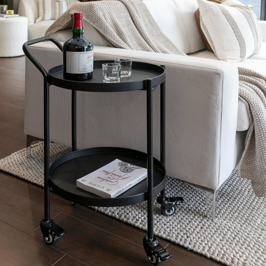 Carson Bar Cart - Black