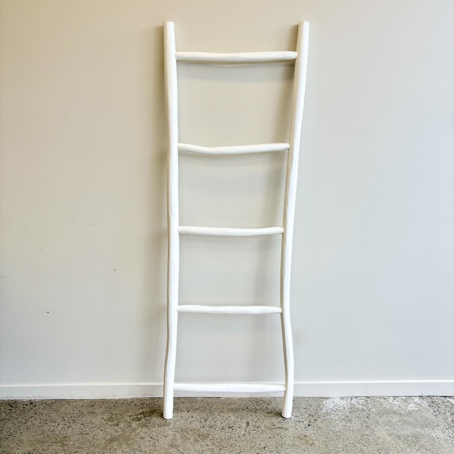 Mila Towel Ladder - White