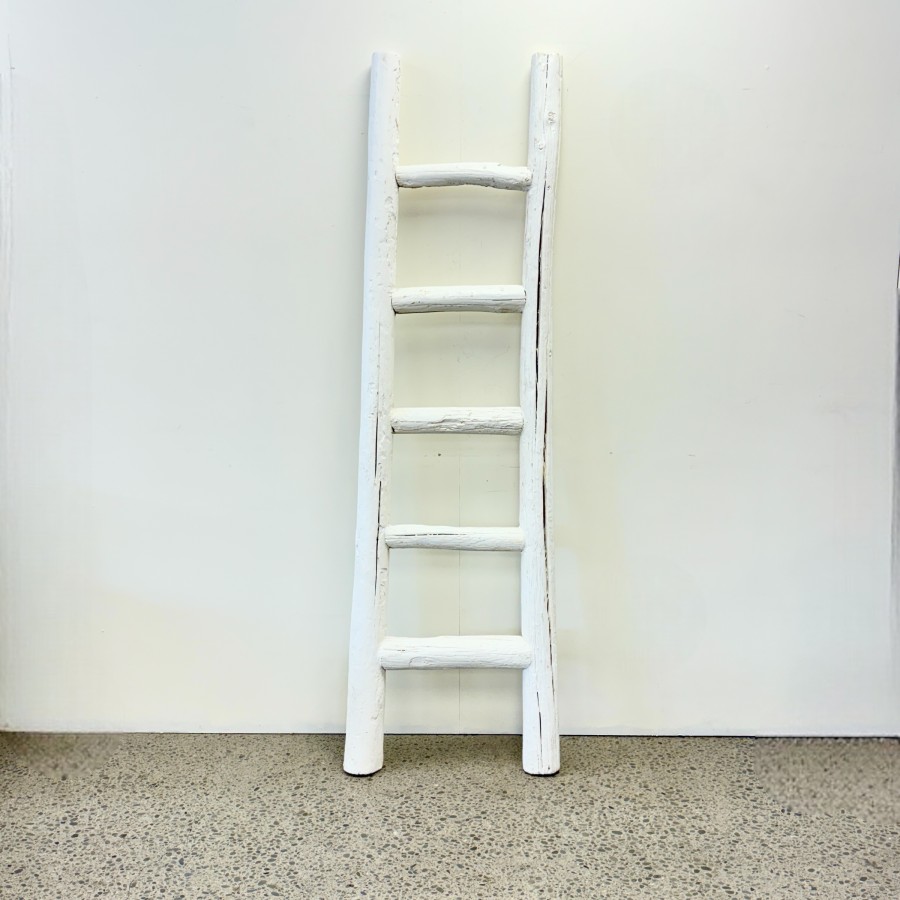 Rustic Ladder - Whitewash