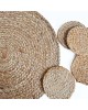 Round Jute Placement - Natural