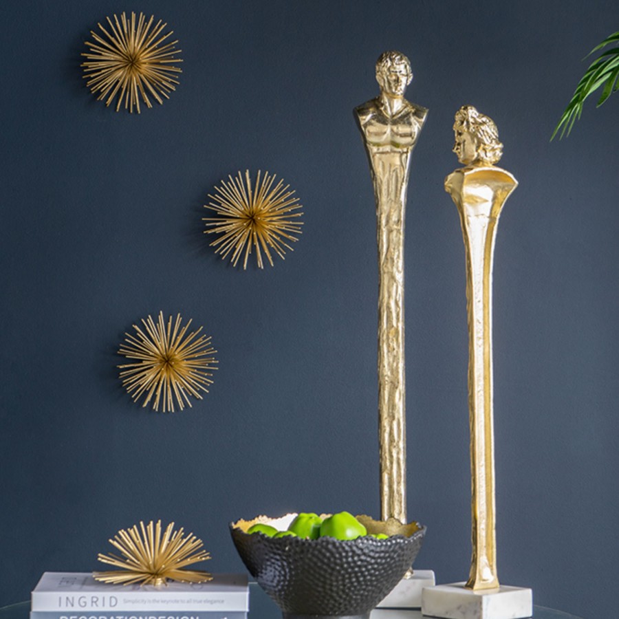 Gold Spiked Decorative Ball