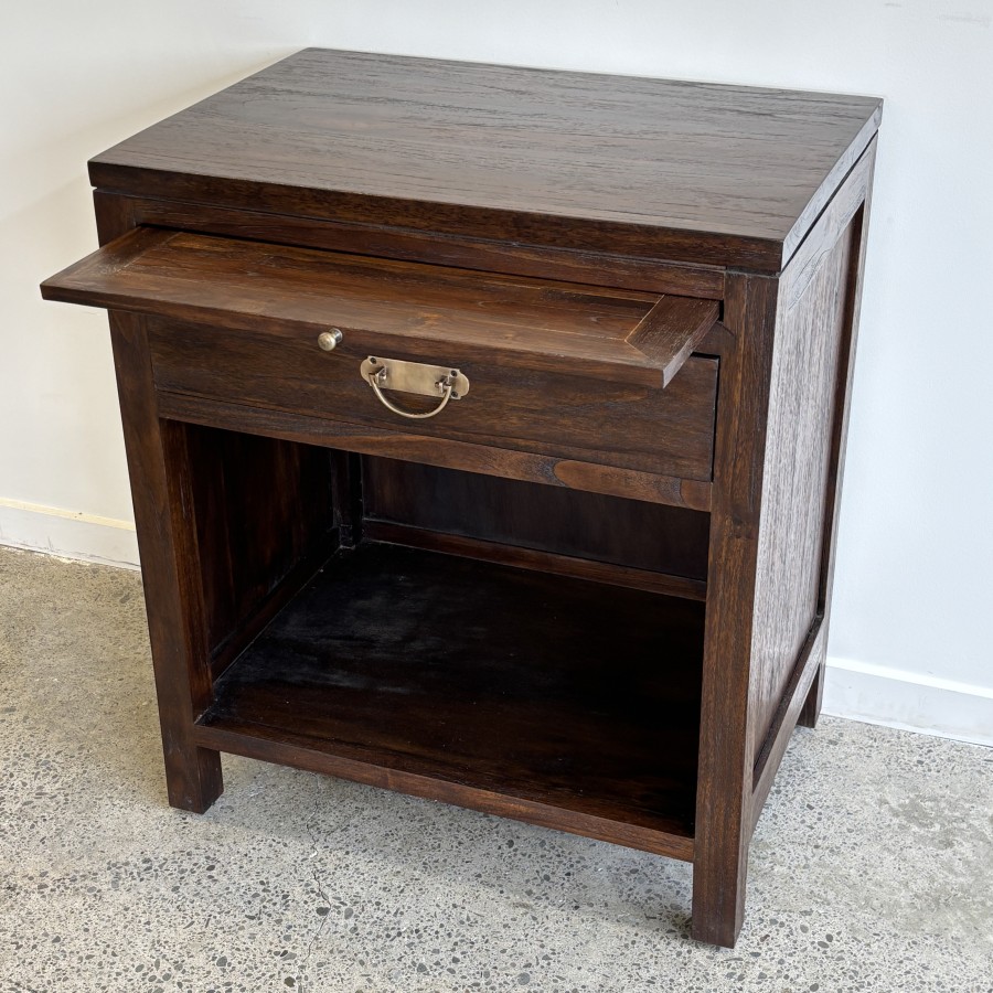 Lamp Table - Rustic Teak