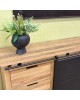 Forged Iron Sideboard - Reclaimed Oak