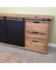 Forged Iron Sideboard - Reclaimed Oak