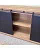 Forged Iron Sideboard - Reclaimed Oak