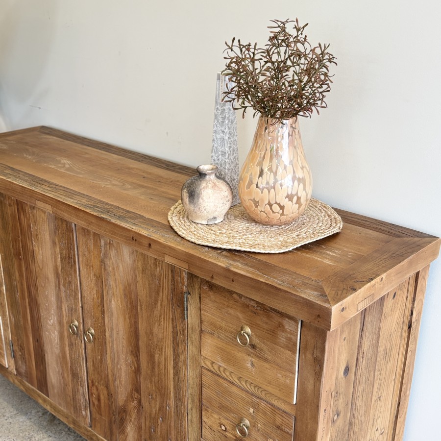 Henri Reclaimed Elm Rustic Sideboard