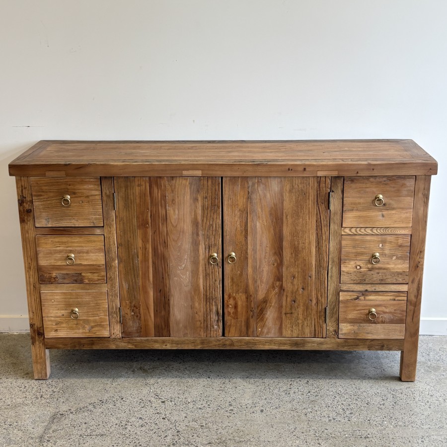 Henri Reclaimed Elm Rustic Sideboard