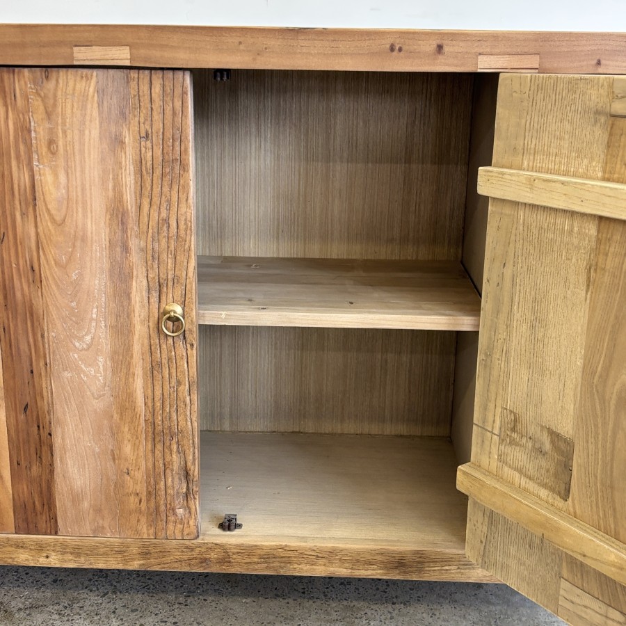 Henri Reclaimed Elm Rustic Sideboard