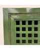 Lattice 2 Door Cupboard - Emerald