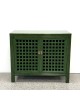 Lattice 2 Door Cupboard - Emerald