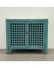 Lattice 2 Door Cupboard - Duck Egg Blue