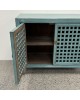 Lattice 2 Door Cupboard - Duck Egg Blue