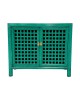 Lattice 2 Door Cupboard - Teal