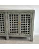 Lattice 4 Door Sideboard - Smoke