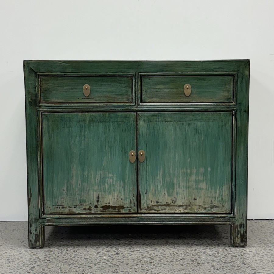 Loui Sideboard - Distressed Sea Green