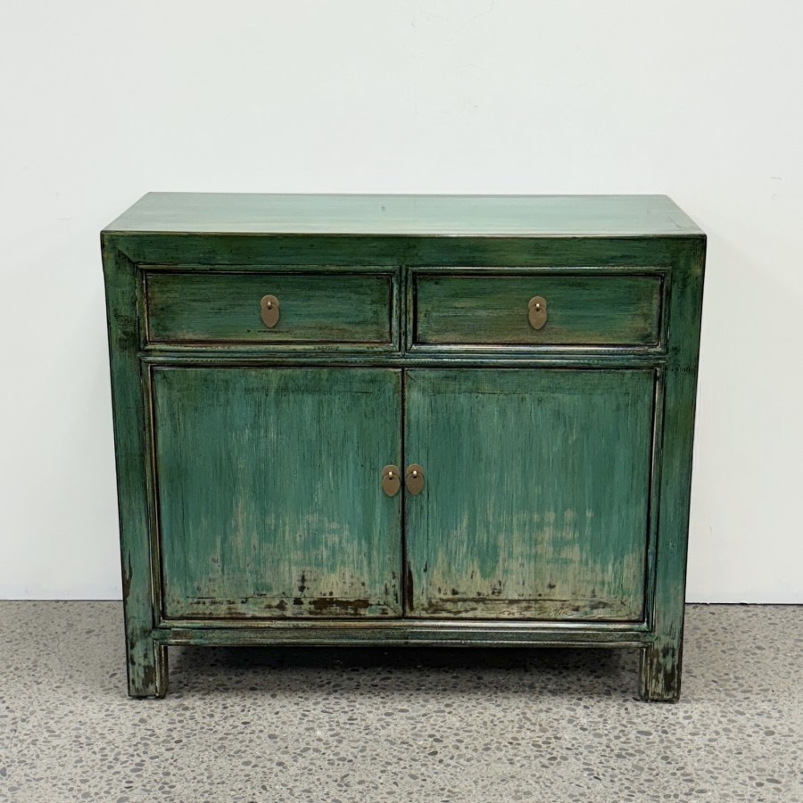 Loui Sideboard - Distressed Sea Green