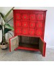 Oriental Medicine Drawers - Red