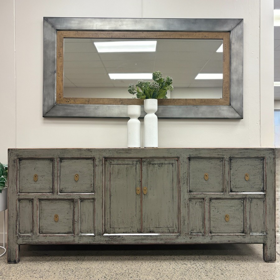 Far East Morocco Sideboard - Glossy Grey