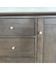 Rocco 3 Drawer Sideboard - Warm Iron Brown