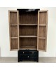 Tall Oriental Cupboard - Black