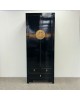 Tall Oriental Cupboard - Black