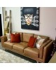 Fergus Leather Sofa - Toffee