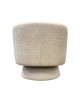 Jenna Swivel Chair - Pebble