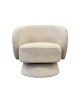 Jenna Swivel Chair - Pebble