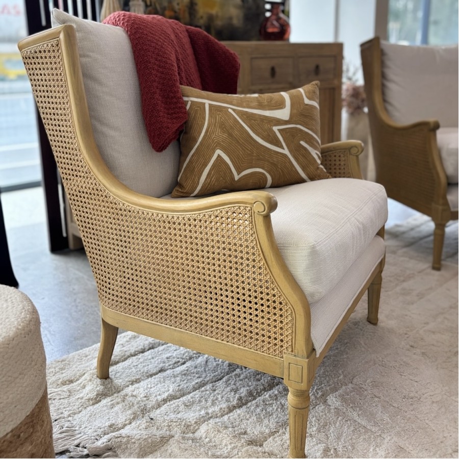 Maya Chair - Natural & Ivory