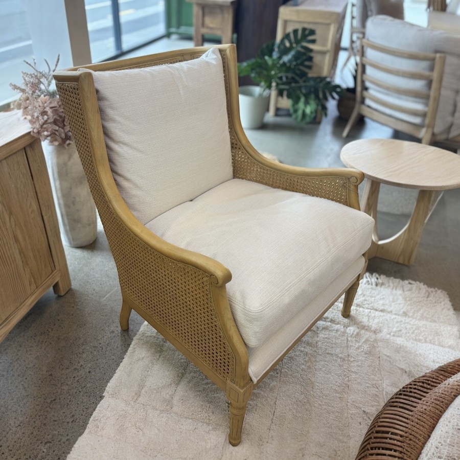 Maya Chair - Natural & Ivory