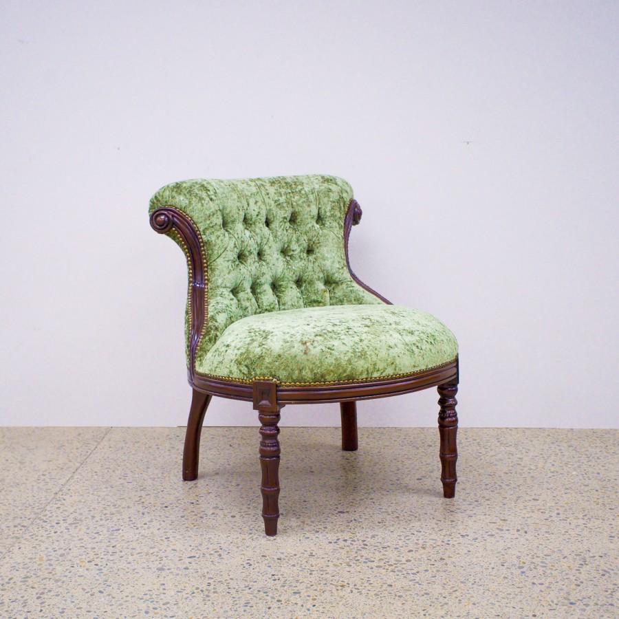 Milan Accent Chair - Crushed Emerald