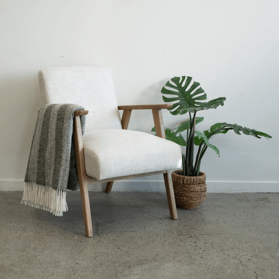 Ascot Chair - Oat Linen