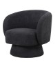 Jenna Swivel Chair - Charcoal