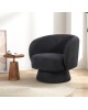 Jenna Swivel Chair - Charcoal