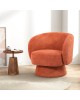 Jenna Swivel Chair - Rust