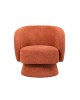 Jenna Swivel Chair - Rust