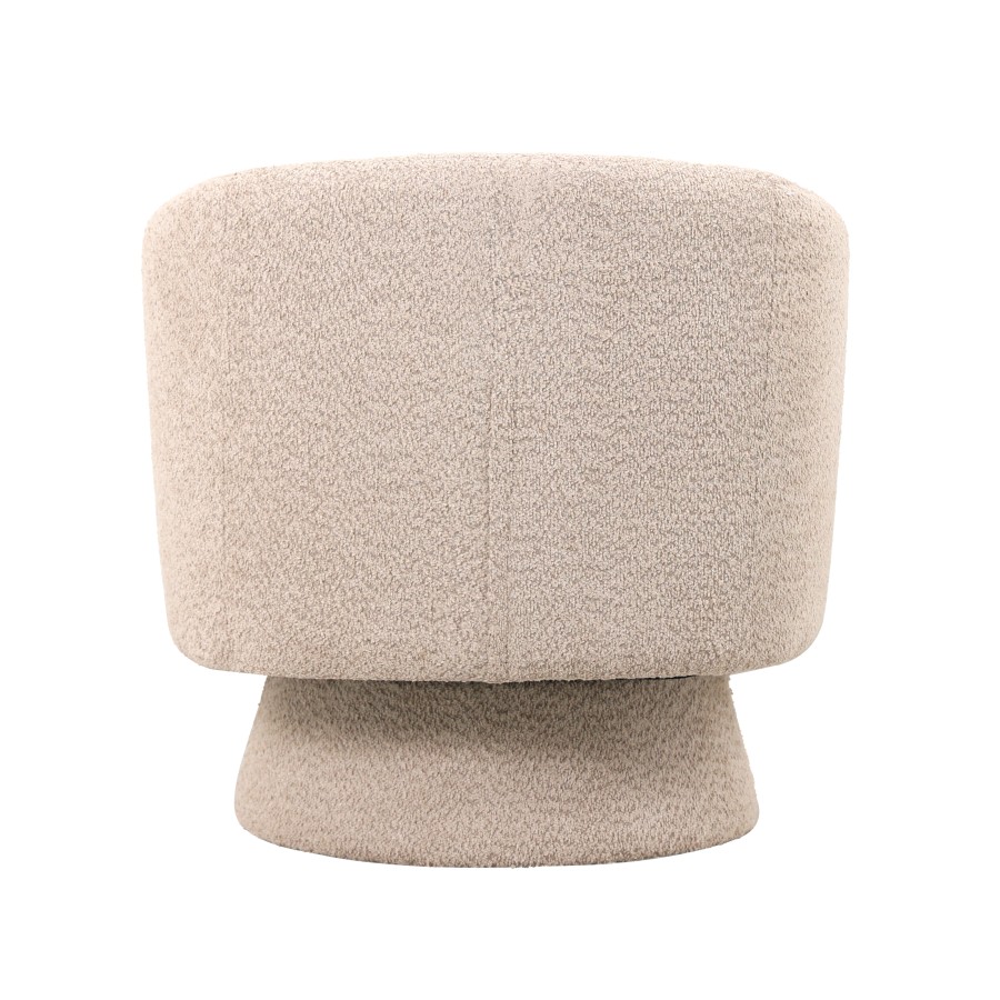 Jenna Swivel Chair - Beige