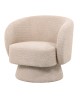 Jenna Swivel Chair - Beige