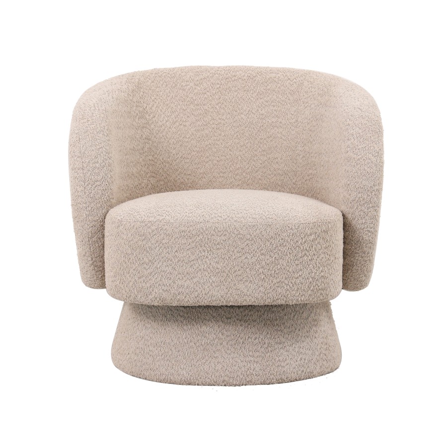 Jenna Swivel Chair - Beige