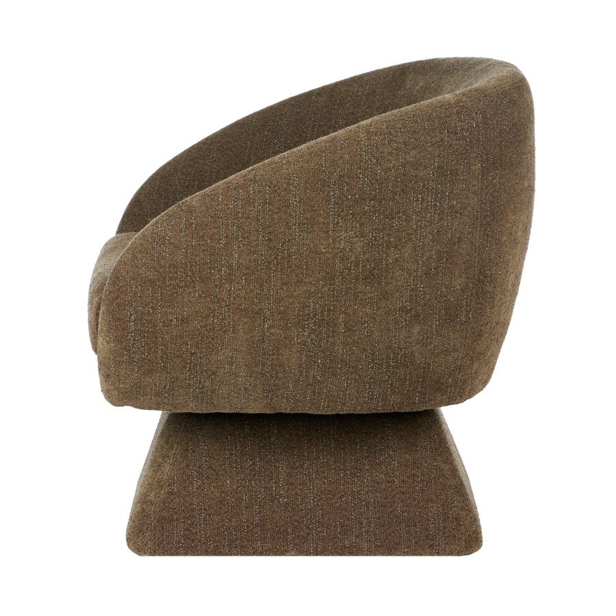 Lolo Swivel Chair - Plush Olive