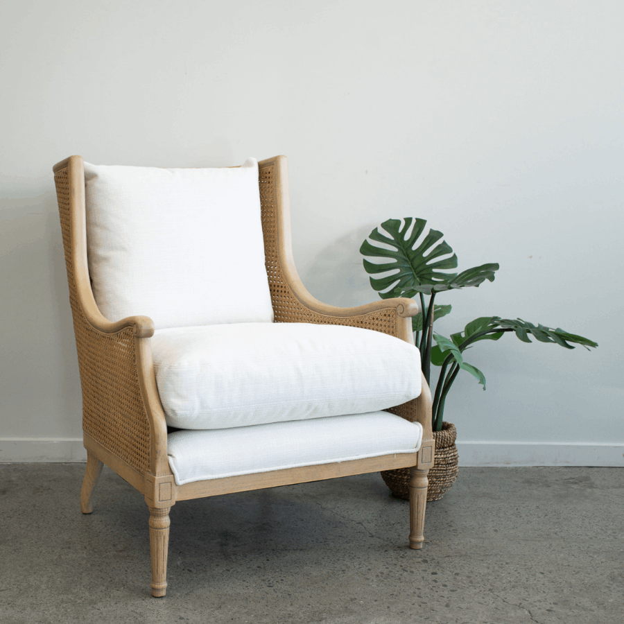 Maya Chair - Natural & Ivory