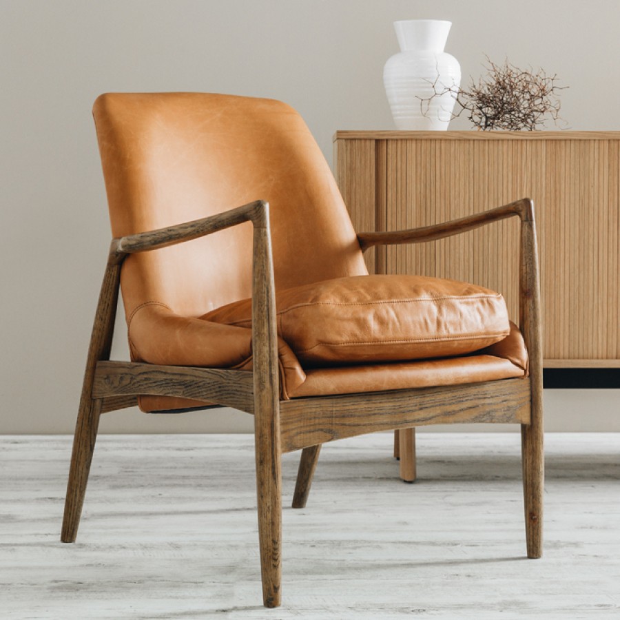 Portobello Occasional Chair - Cognac