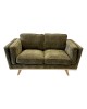 Fergus 2 Seat Sofa - Plush Olive 
