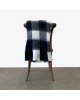 Bliss Wool/Mohair Throw - Black + White